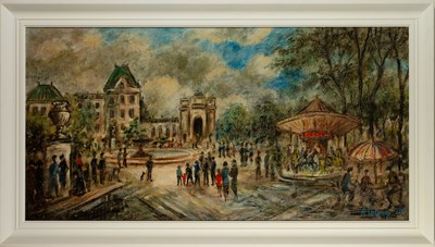 Lot 166 - Arthur Delaney (1927-1987) A Paris Fairground,...