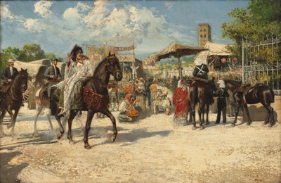 Lot 367 - Juan José Gorate y Clavero (1869-1939) A busy...