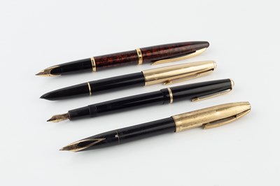 Lot 218 - A Waterman Carène fountain pen, with mottled...