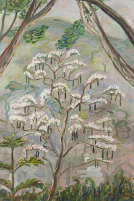 Lot 376 - Vivien John (1915-1994) A tree in blossom,...