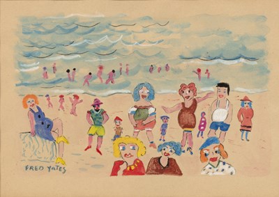 Lot 378 - Attributed to Fred Yates (1922-2008) A day at...