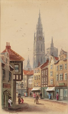 Lot 382 - Circle of Samuel Prout (1783-1852) Augsburg,...