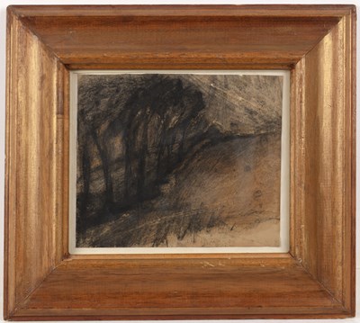 Lot 66 - Sarah Spencer (b.1965) 'Larkey Lane', charcoal,...