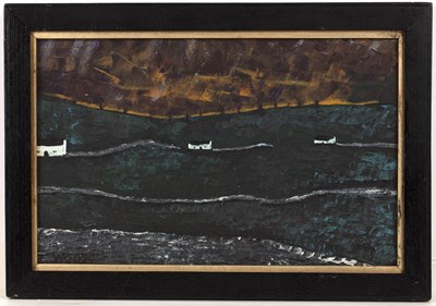 Lot 388 - Sarah Spencer (b.1965) 'Larkey Lane', charcoal,...