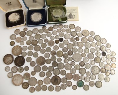 Lot 319 - Collection of various coins to include: silver...