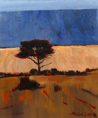 Lot 126 - Michael Long (b.1940) 'The Lone Tree, Chesil...