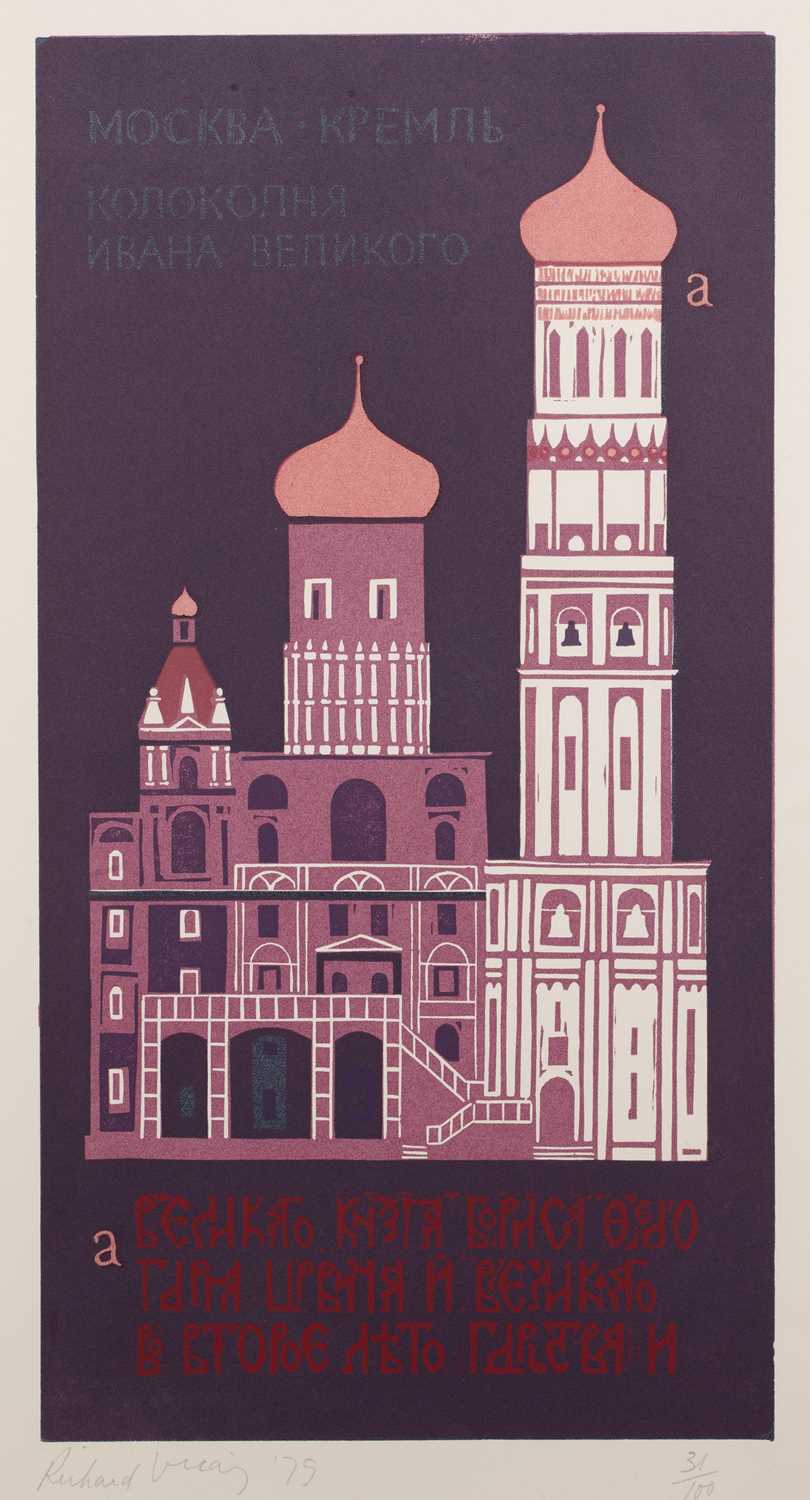 Lot 66 - Richard Vicary (1918-2006) Moscow Kremlin,...