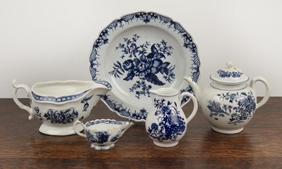 Lot 382 - Group of 1st period Worcester porcelain circa...