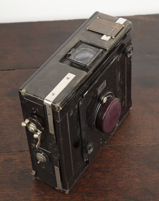 Lot 76 - C P Goerz of Berlin extending camera, in...