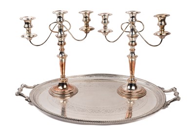 Lot 1199 - Three items of silver plate