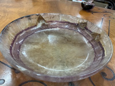 Lot 15 - Two Blue John dishes