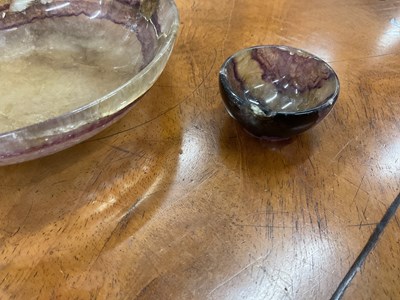 Lot 15 - Two Blue John dishes