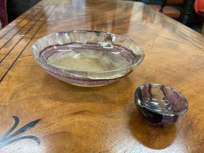 Lot 15 - Two Blue John dishes