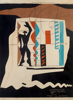 Lot 20 - Le Corbusier (1887-1965) Modulor, 1956 from an...