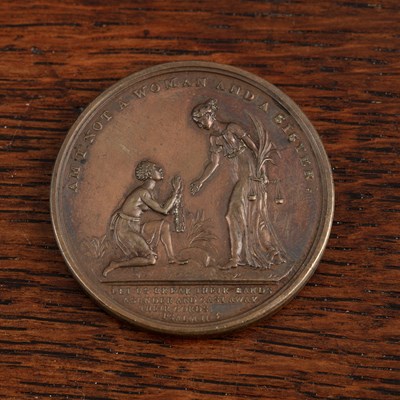 Lot 350 - Extinction of Colonial Slavery obverse 'Am I...