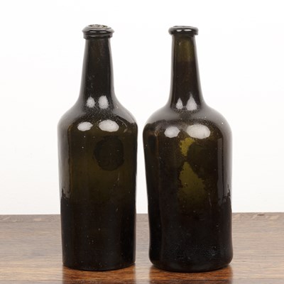 Lot 484 - Two 18th Century sealed wine bottles one...