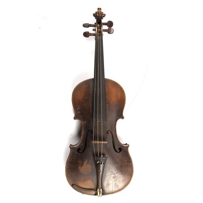 Lot 405 - Violin in the original case, unmarked with a...