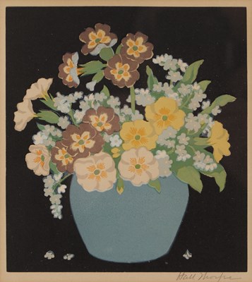 Lot 37 - John Hall Thorpe (1874-1947) Mixed flowers,...
