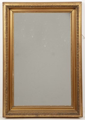 Lot 561 - A 19th century gilt gesso frame, with egg and...