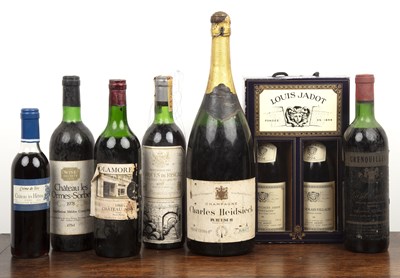 Lot 466 - Collection of wine and champagne including 1...