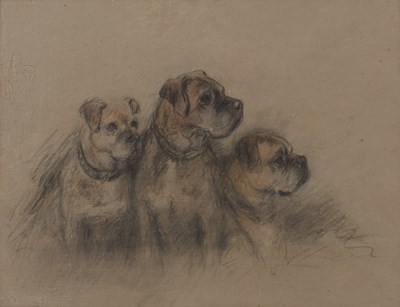 Lot 484 - Lucy Dawson (1867-1954) 'Bunch and Blot - 1936'...