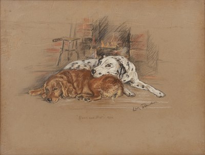 Lot 484 - Lucy Dawson (1867-1954) 'Bunch and Blot - 1936'...