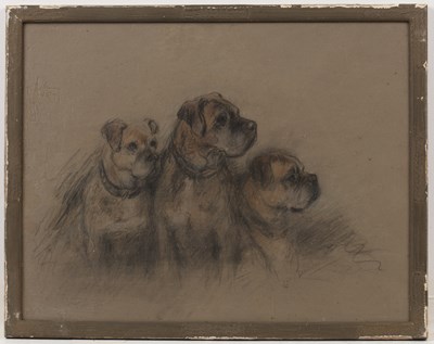 Lot 484 - Lucy Dawson (1867-1954) 'Bunch and Blot - 1936'...