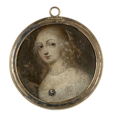 Lot 556 - English school (18th century) A miniature...