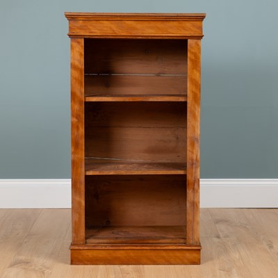 Lot 57 - A 19th century dwarf narrow bookcase