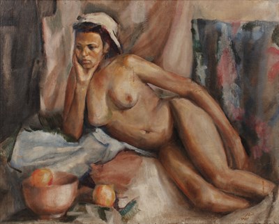 Lot 180 - Egyptian school (20th century) Female nude...