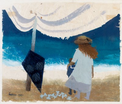 Lot Mary Fedden (1915-2012) Flying Kites by the...