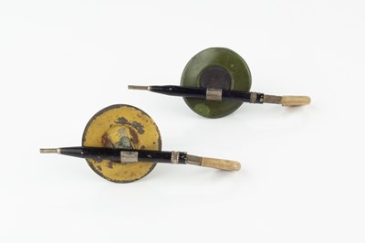 Lot 221 - A novelty fountain pen and travelling inkwell,...