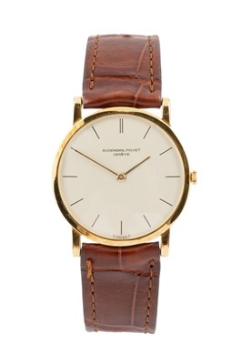 Lot An 18ct gold dress watch by Audemars Piguet,...