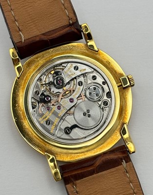 Lot 346 - An 18ct gold dress watch by Audemars Piguet,...