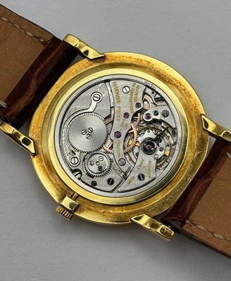 Lot 346 - An 18ct gold dress watch by Audemars Piguet,...