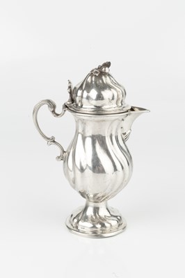 Lot 231 - A 19th century Continental silver cream jug,...