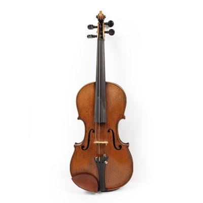 Lot 146 - A violin, with two piece back, labelled Wolff...