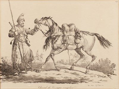 Lot 95 - After Carle Vernet 'Cheval de Cosaque...