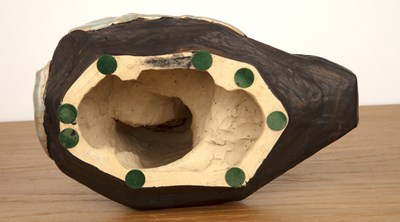 Lot 469 - Shiwan glazed model of the tea master Chinese,...