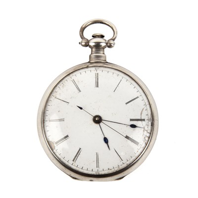 Lot 375 - White metal pocketwatch for the Chinese market...