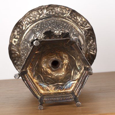 Lot 291 - Decorative centrepiece or fruit bowl on stand...