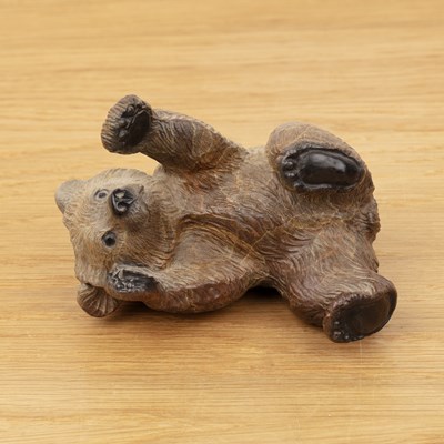 Lot 113 - Mary Regat (b.1943) 'Purdy (Bear cub)', cold...