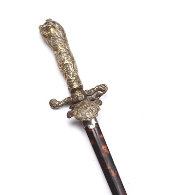 Lot 71 - An 18th century hunting sword with a...