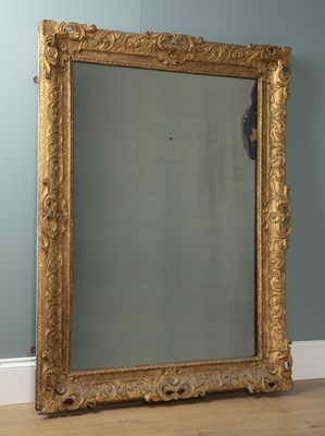 Lot 30 - A 19th century rectangular wall mirror