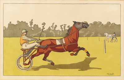 Lot 87 - Charles Ancelin (1863-1940) Scurry racing, and...