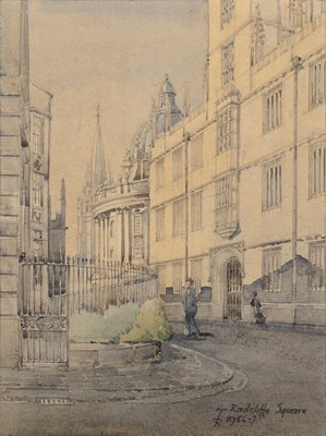 Lot 487 - Thomas Rayson (20th century) 'Radcliffe Square,...