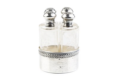 Lot 543 - An early 20th century French silver mounted...