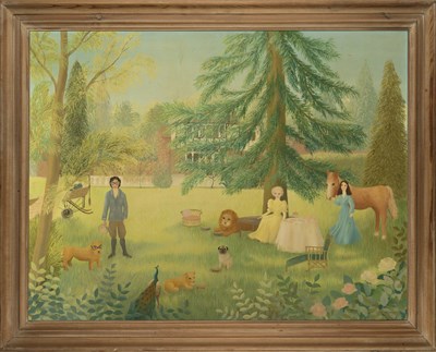 Lot 162 - Pamela Cornell (1928-1987) A garden fantasy,...