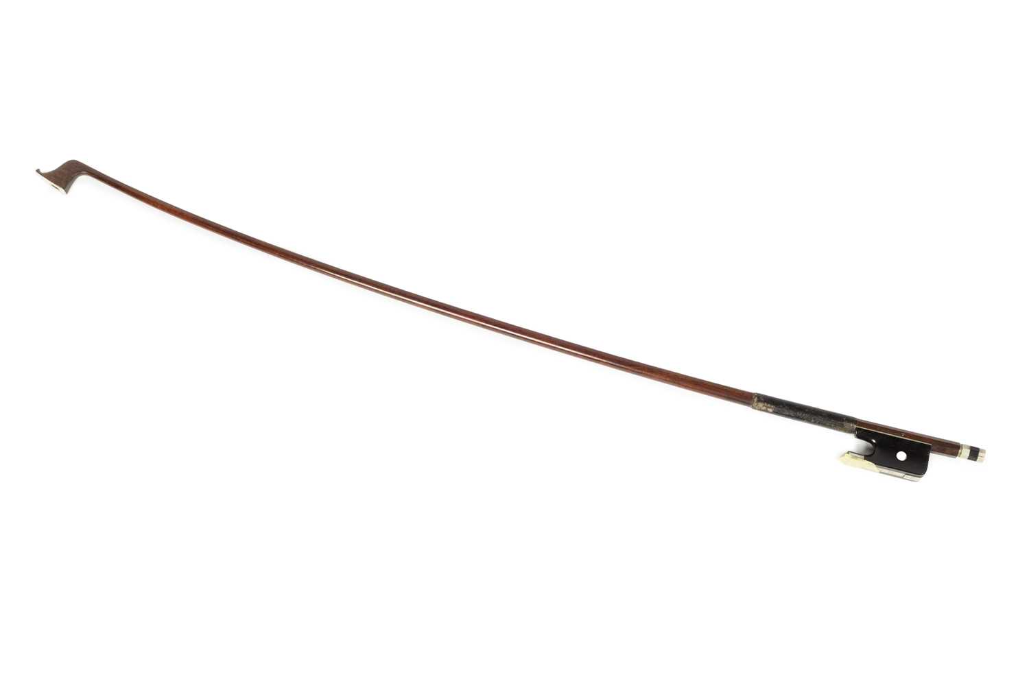 Lot 113 - A mid 20th century cello bow, stamped 'Bienfait'