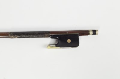 Lot 113 - A mid 20th century cello bow, stamped 'Bienfait'